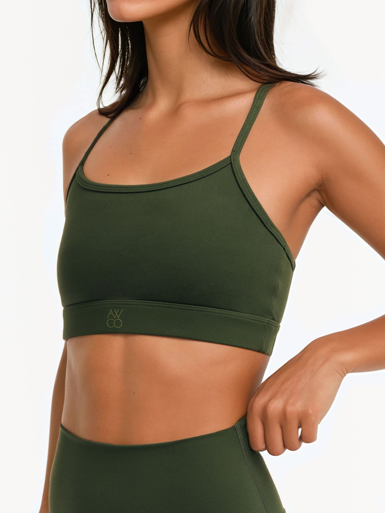 Cloud Light Sports Bra Green