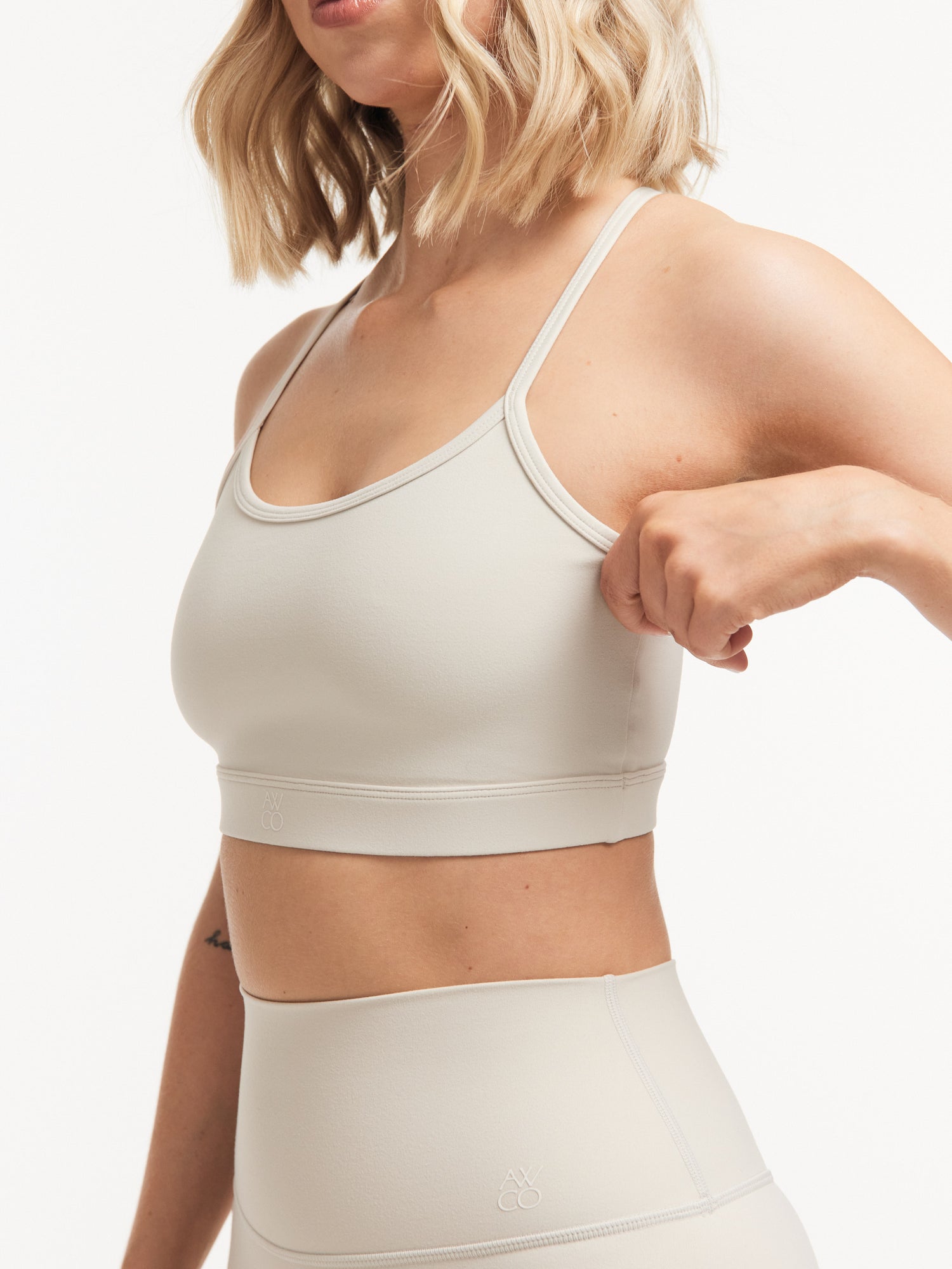 Cloud Light Sports Bra Greige