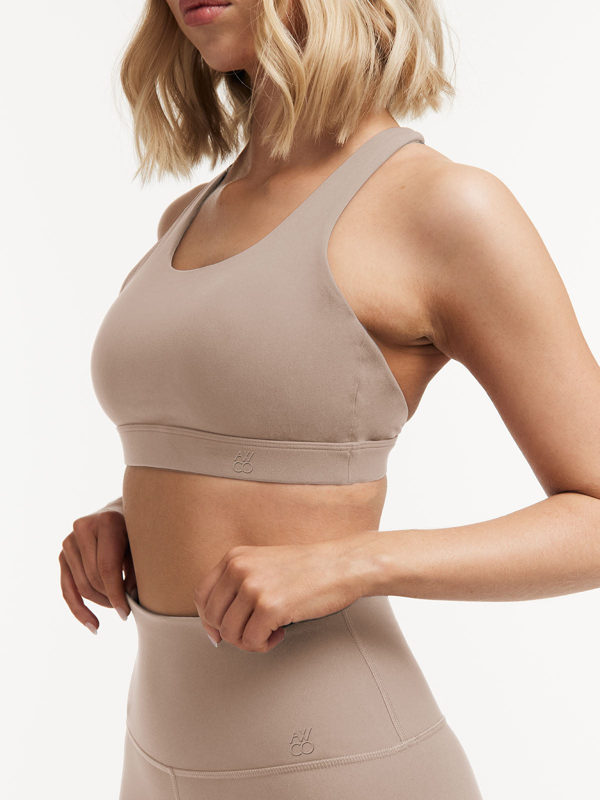 Icon Sports Bra Mocha