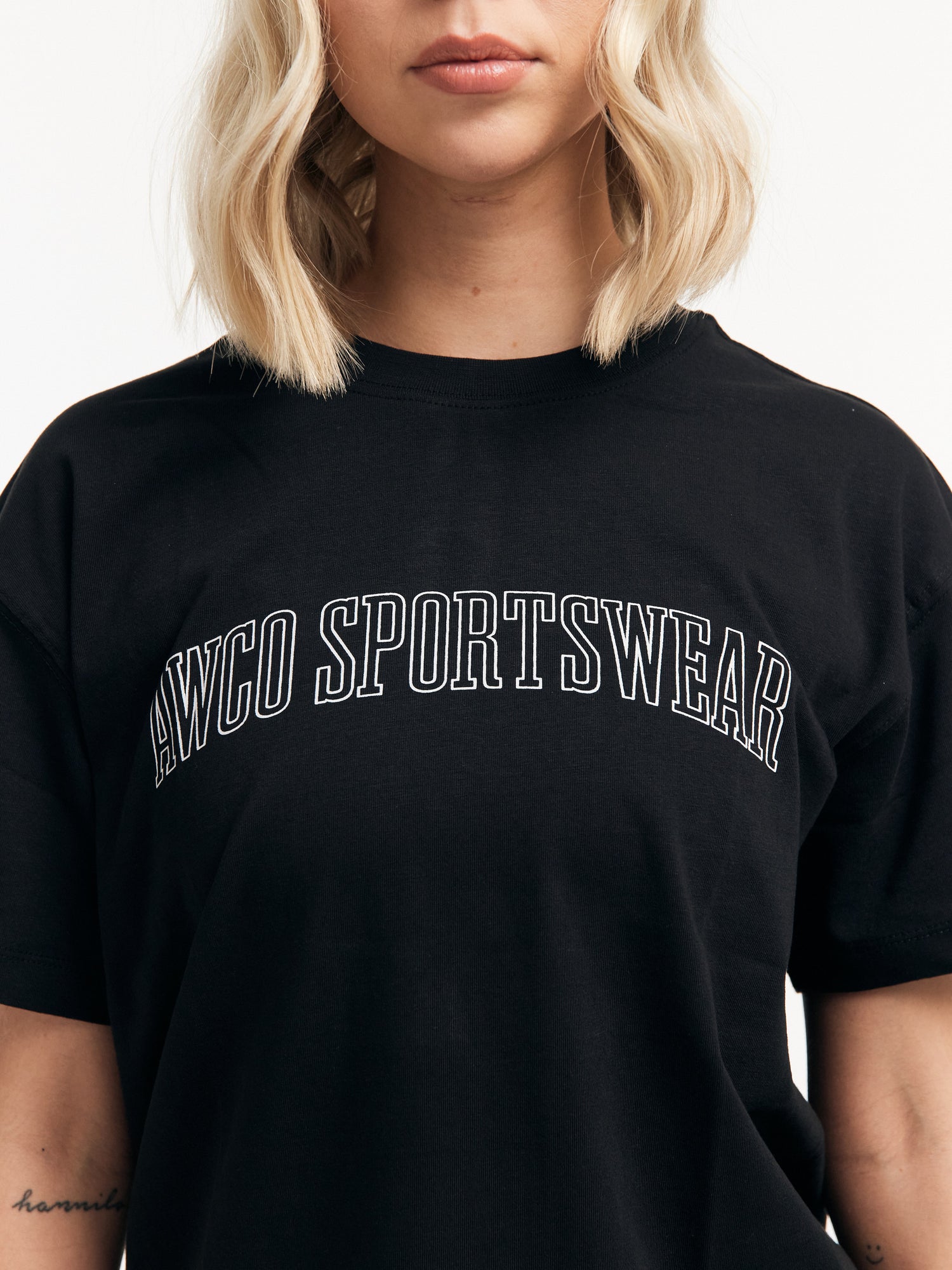 College T-shirt Black