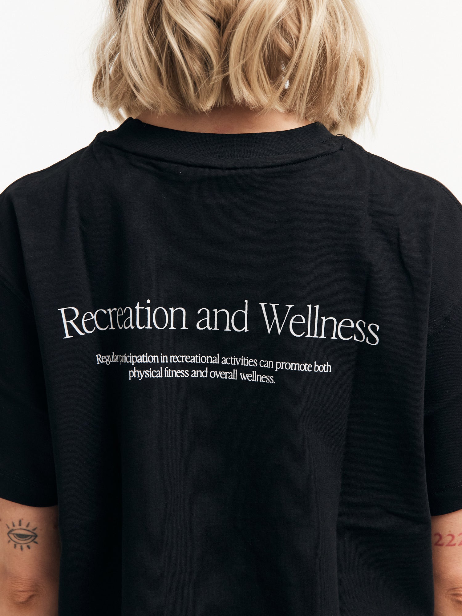 College T-shirt Black