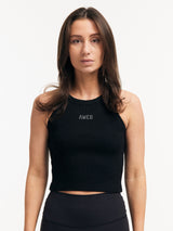Ribbed Tank Top Black